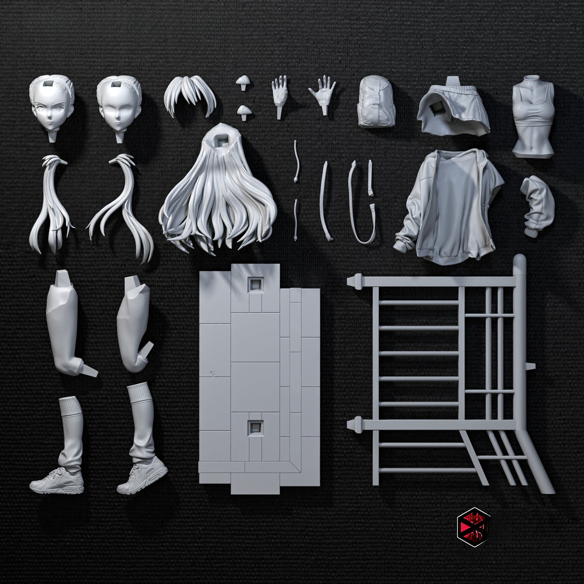 1860 Asuka Langley Soryu_Neon Genesis Evangelion NSFW - STL 3D Print Files