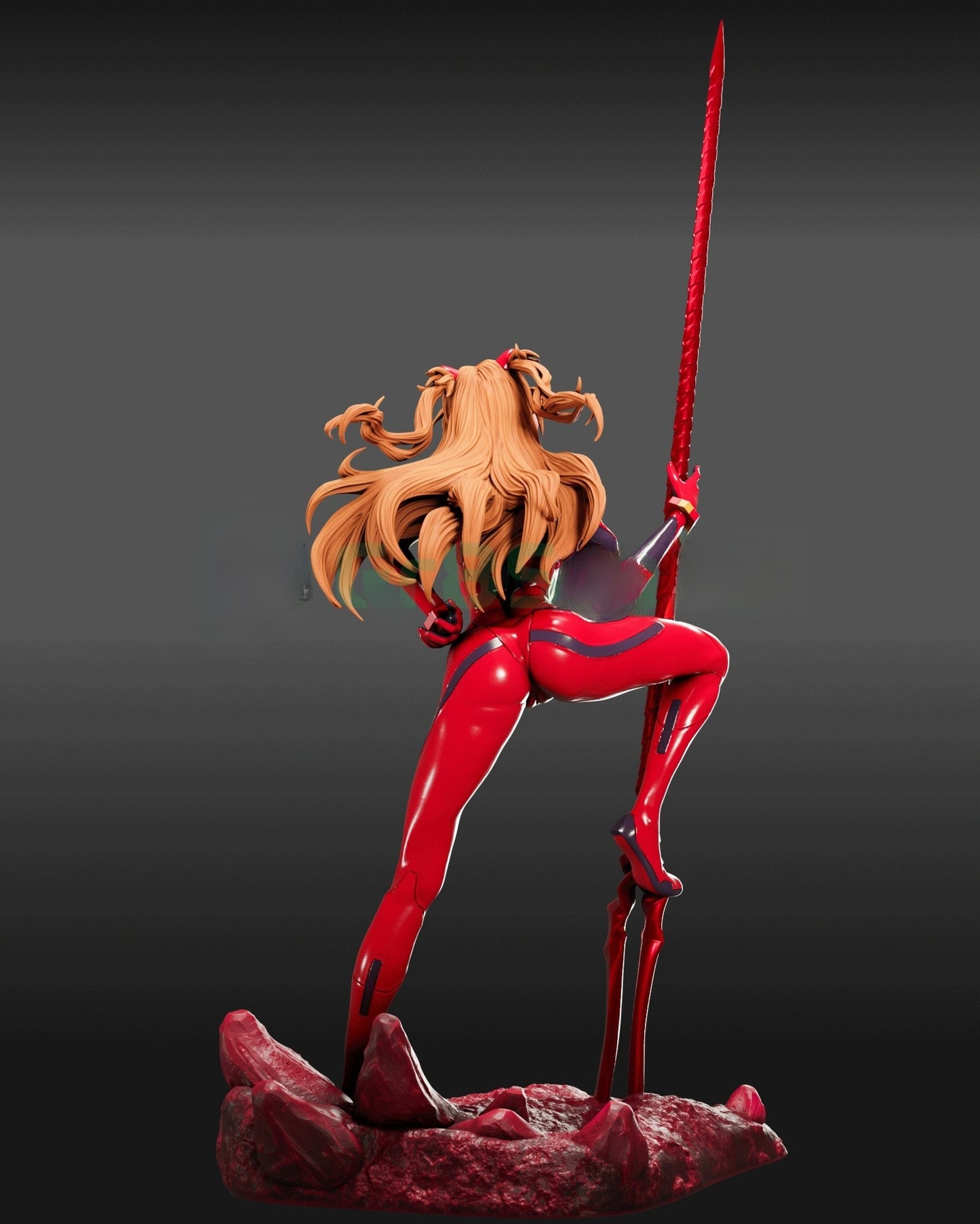 1400 Asuka Langley Soryu_Evangelion NSFW - STL 3D Print Files