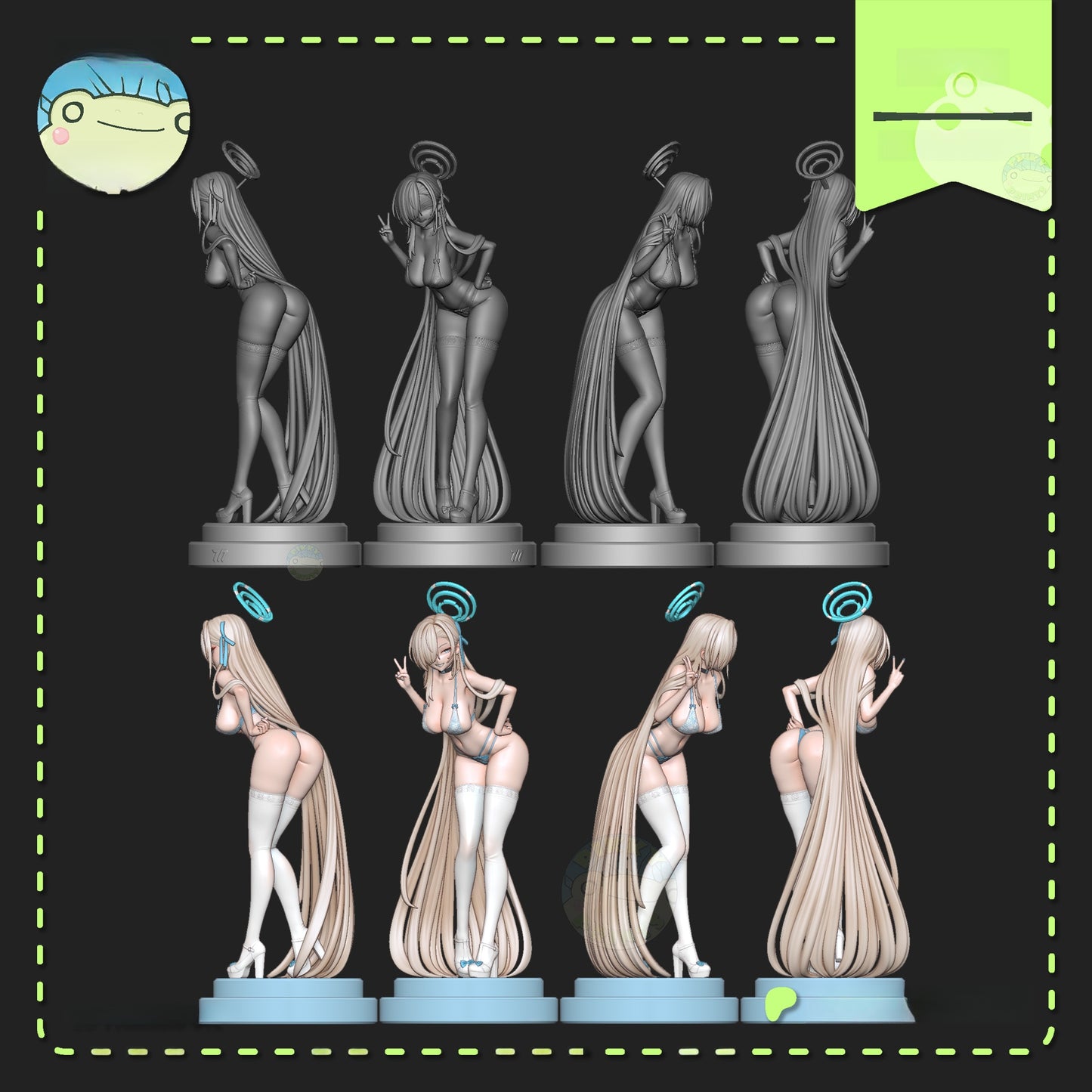 1435 Asuna_Blue Archive - STL 3D Print Files