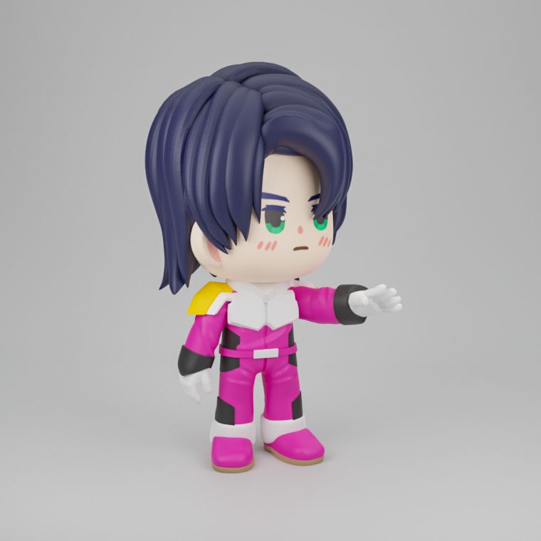 0134 Athrun Zala - STL 3D Print Files