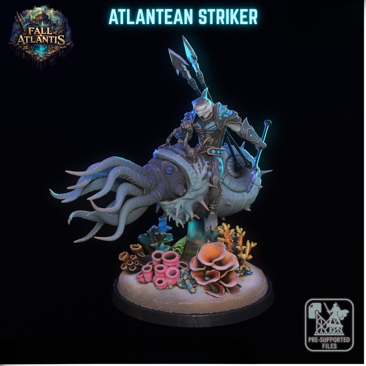 1505 Fall of Atlantis Miniatures Set January2026 - STL 3D Print Files