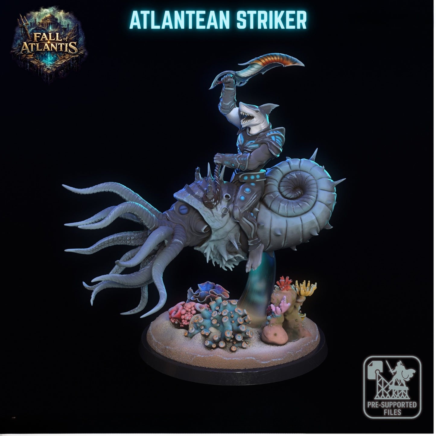 1505 Fall of Atlantis Miniatures Set January2026 - STL 3D Print Files