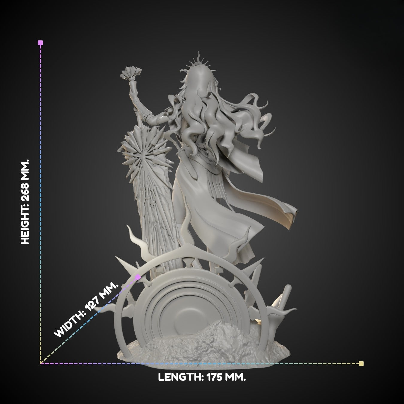 1077 Augusta_Wuthering Waves - STL 3D Print Files