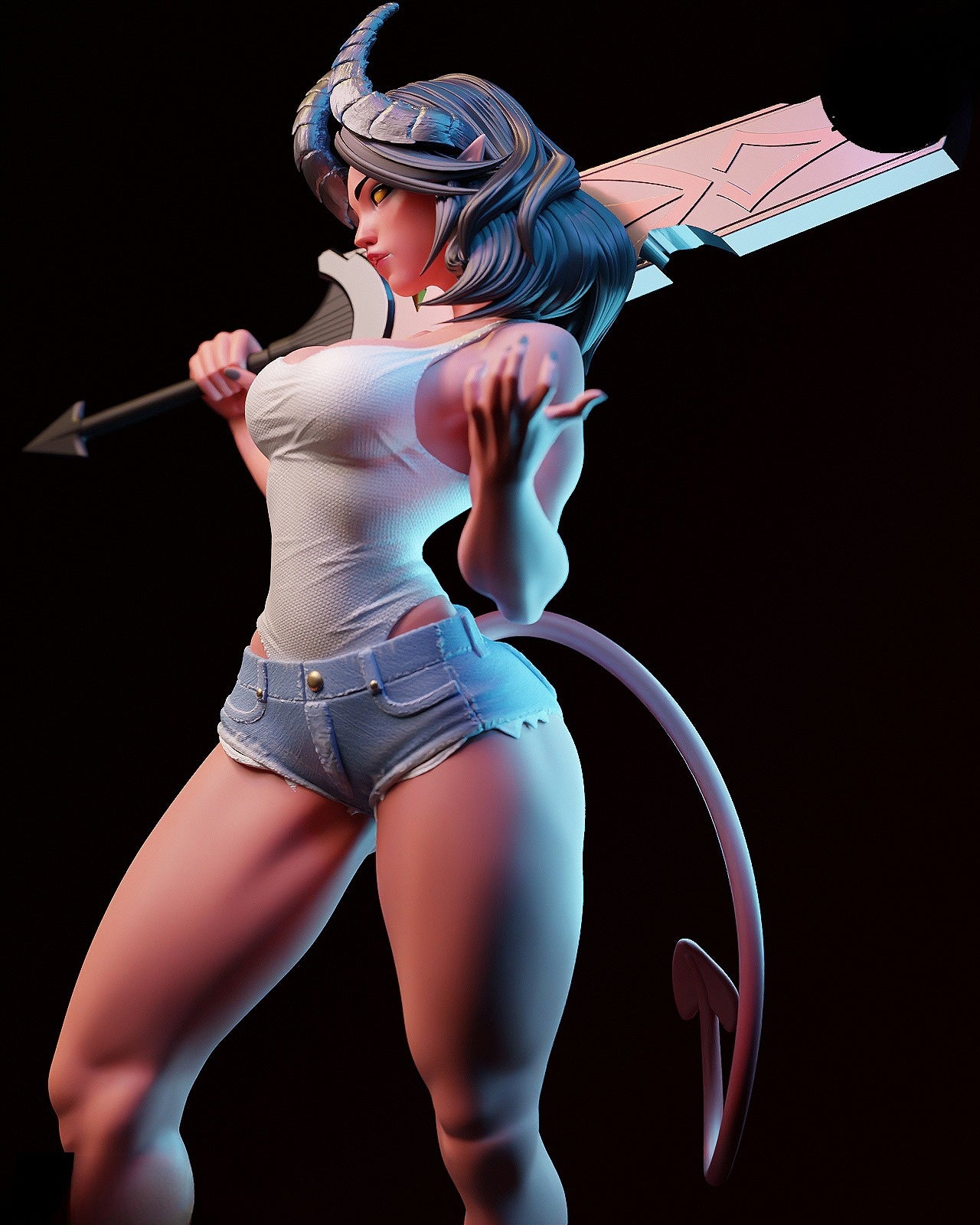 0849 Malevola Dispatch NSFW - STL 3D Print Files