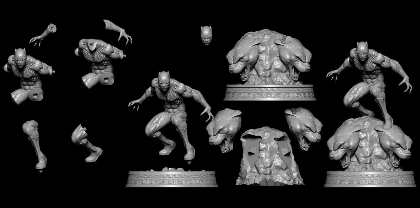 0491 Black Panther - Marvel Comics (1345) - STL 3D Print Files