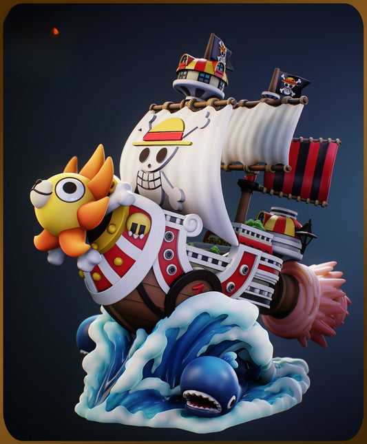 0407 Chibi Thousand Sunny_One Piece - STL 3D Print Files