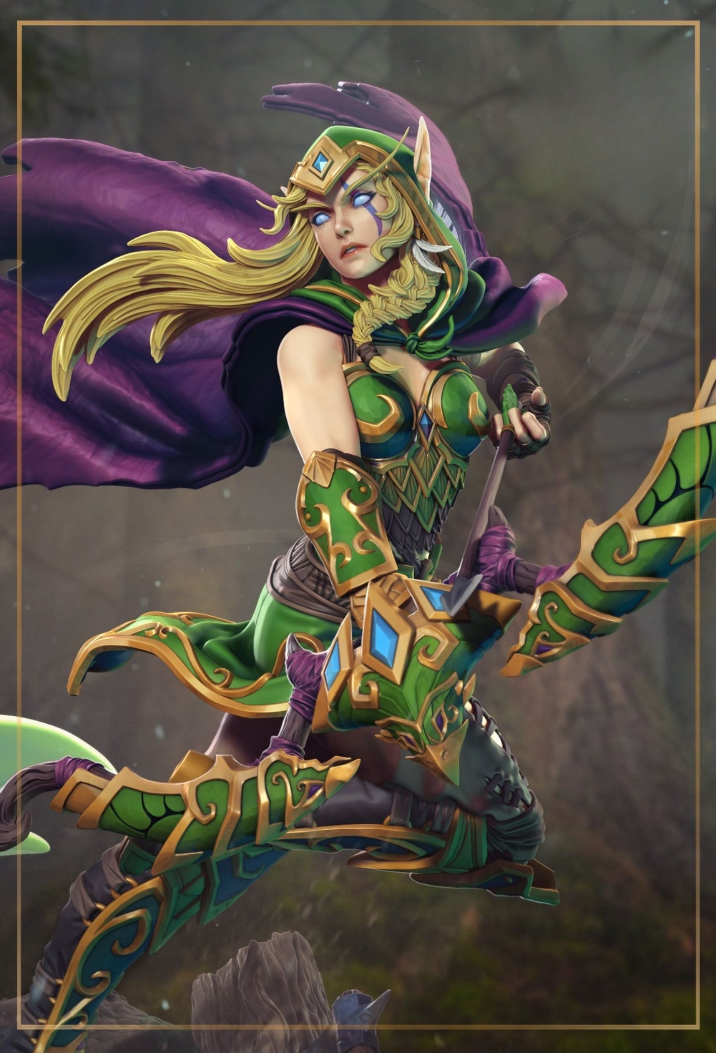 1086 Sylvanas Windrunner - World of Warcraft (4302) - STL 3D Print Files