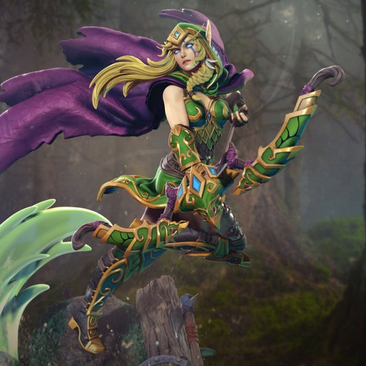 1086 Sylvanas Windrunner - World of Warcraft (4302) - STL 3D Print Files
