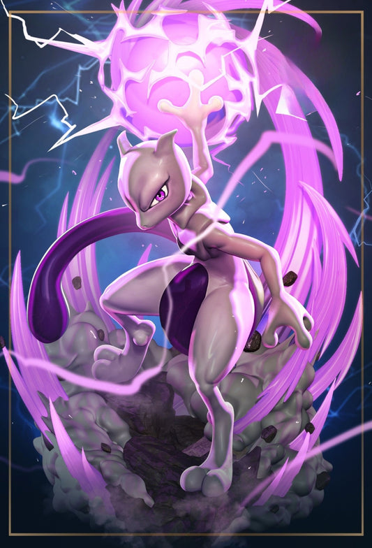 0408 Mewtwo_Pokemon - STL 3D Print Files