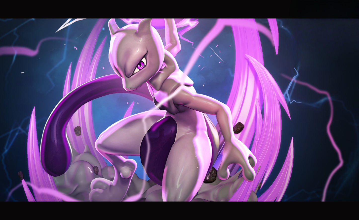 0408 Mewtwo_Pokemon - STL 3D Print Files