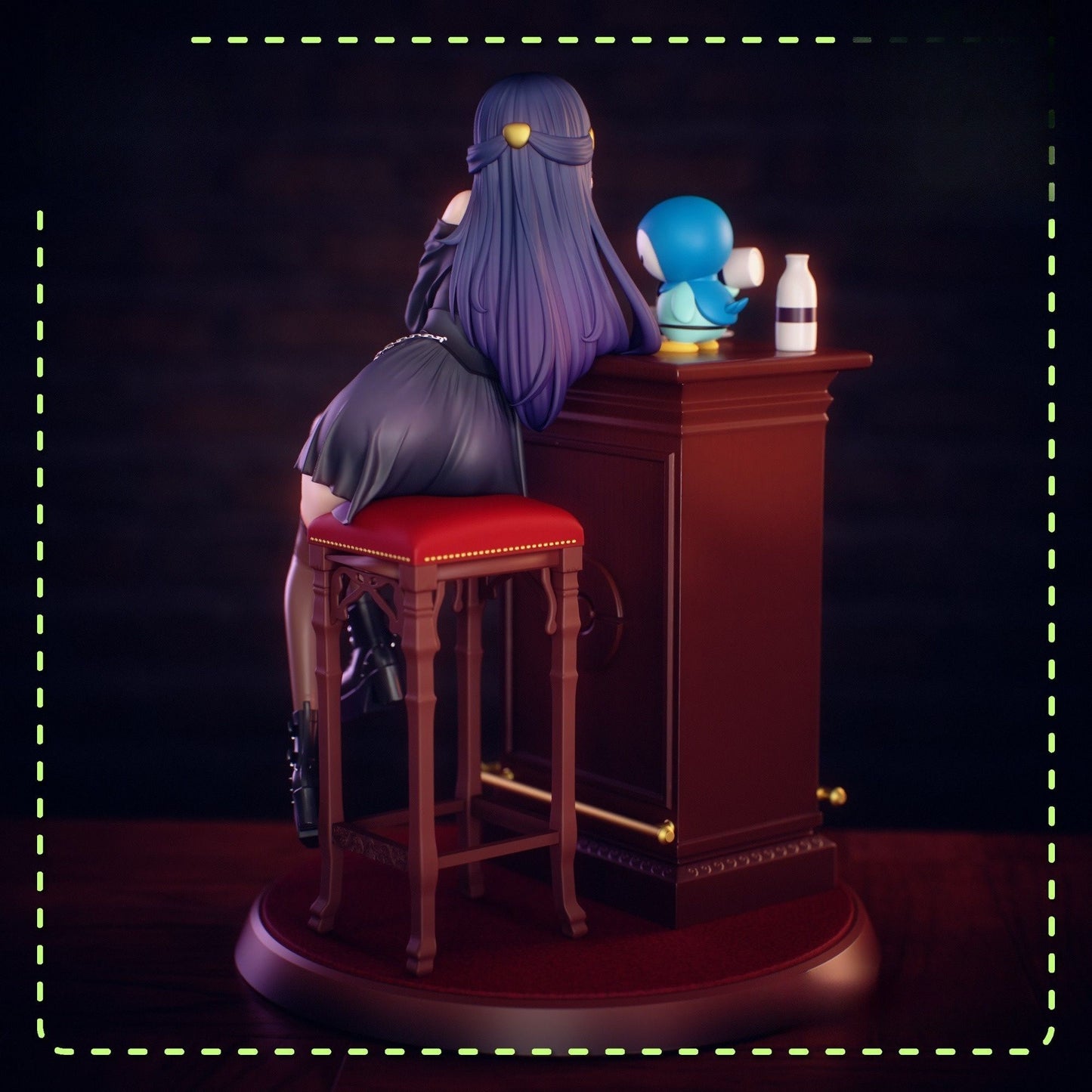 0199 Dawn Goth_Pokemon - STL 3D Print Files