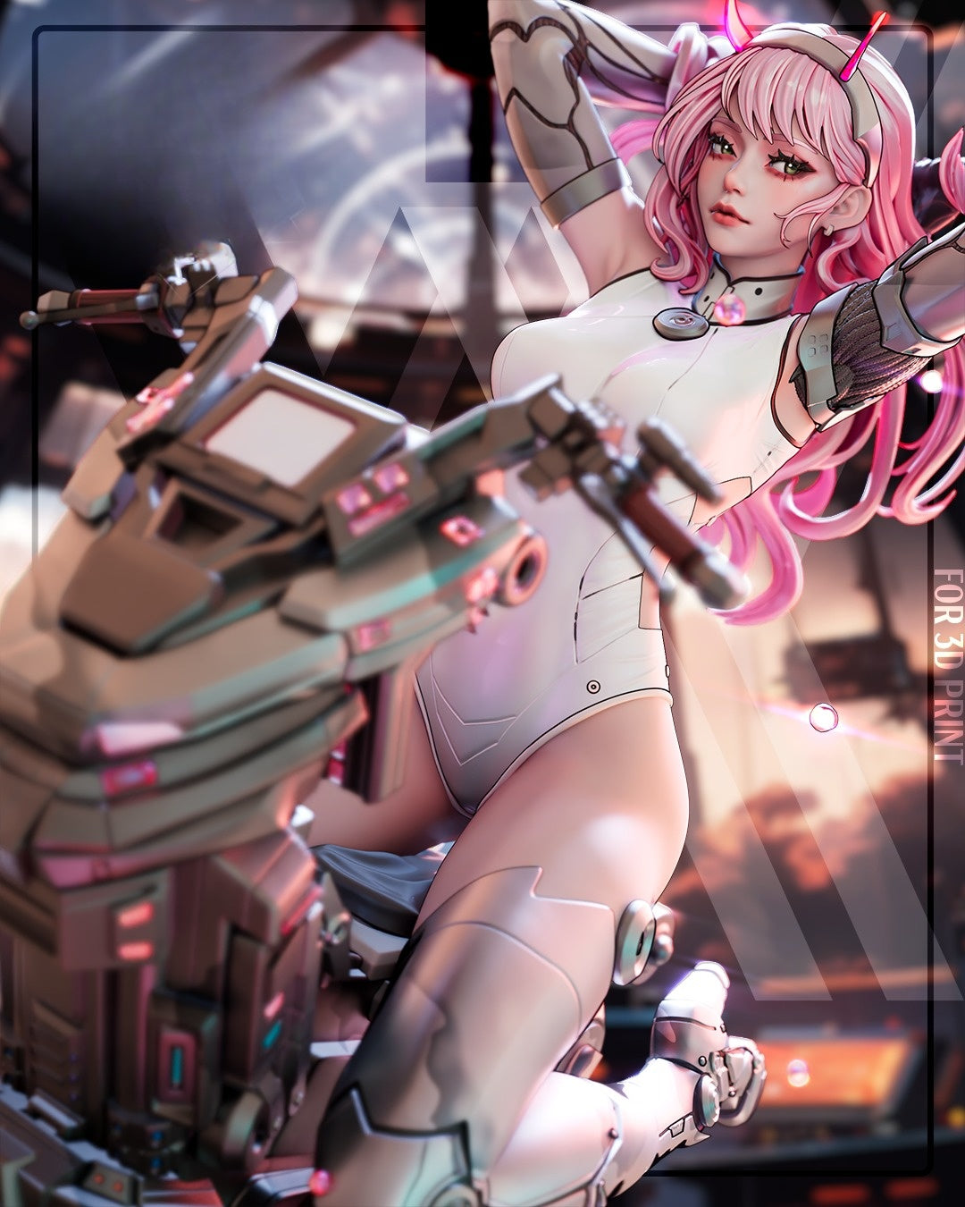 1561 Zero Two_Darling in the Franxx - STL 3D Print Files