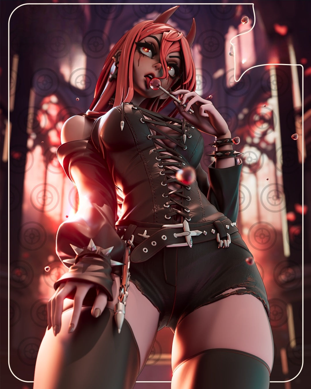 1245 Goth Power_Chainsawman - STL 3D Print File