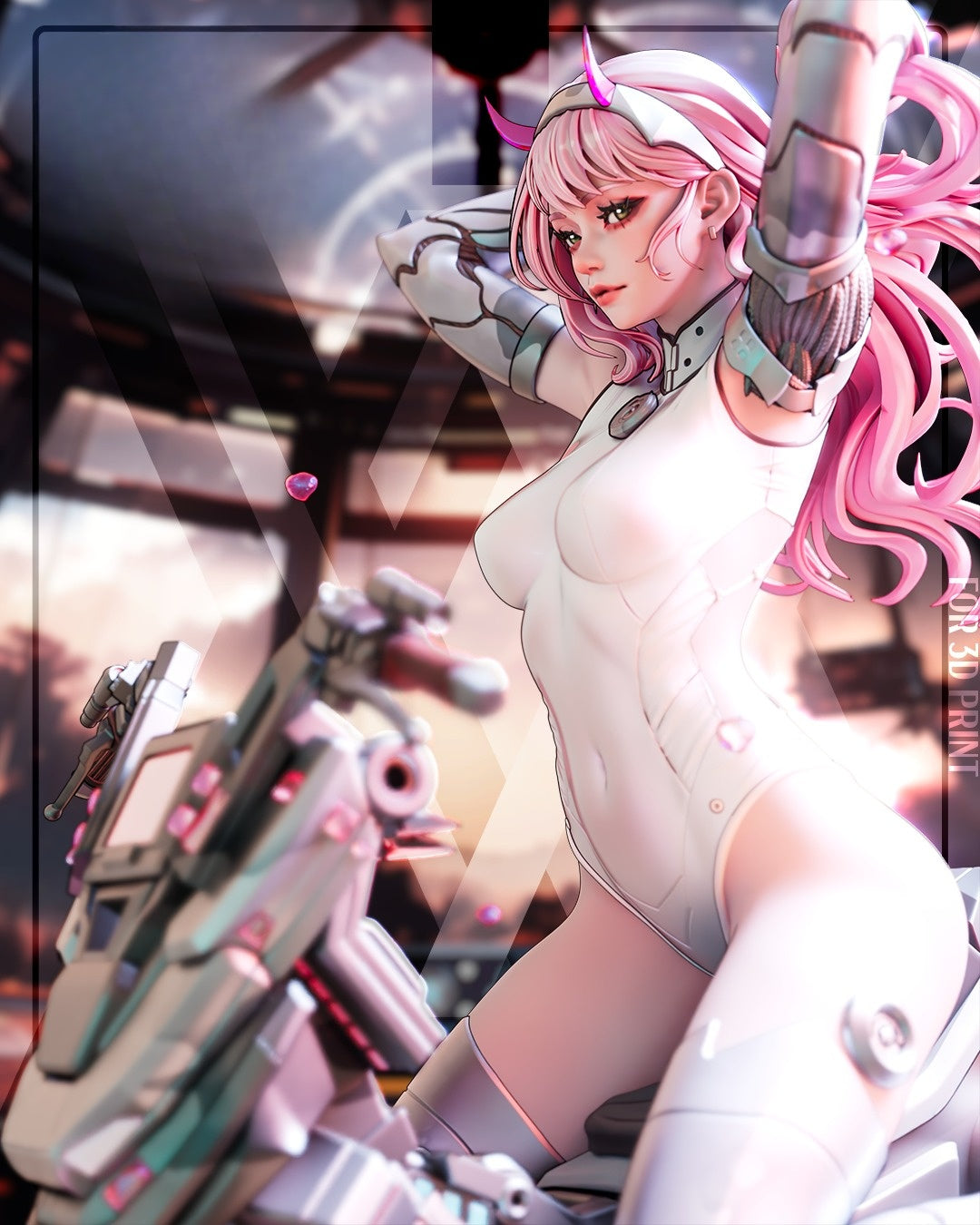 1561 Zero Two_Darling in the Franxx - STL 3D Print Files