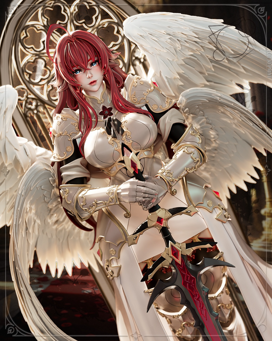 1761 Archangel Rias - High School DxD NSFW - STL 3D Print Files