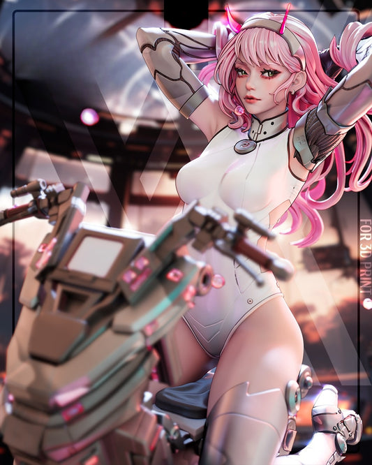 1561 Zero Two_Darling in the Franxx - STL 3D Print Files