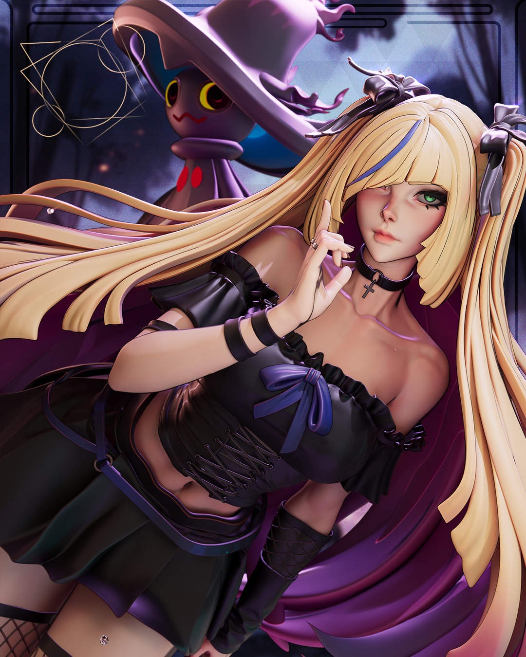 1758 Pokemon Dark Lusamine - STL 3D Print Files