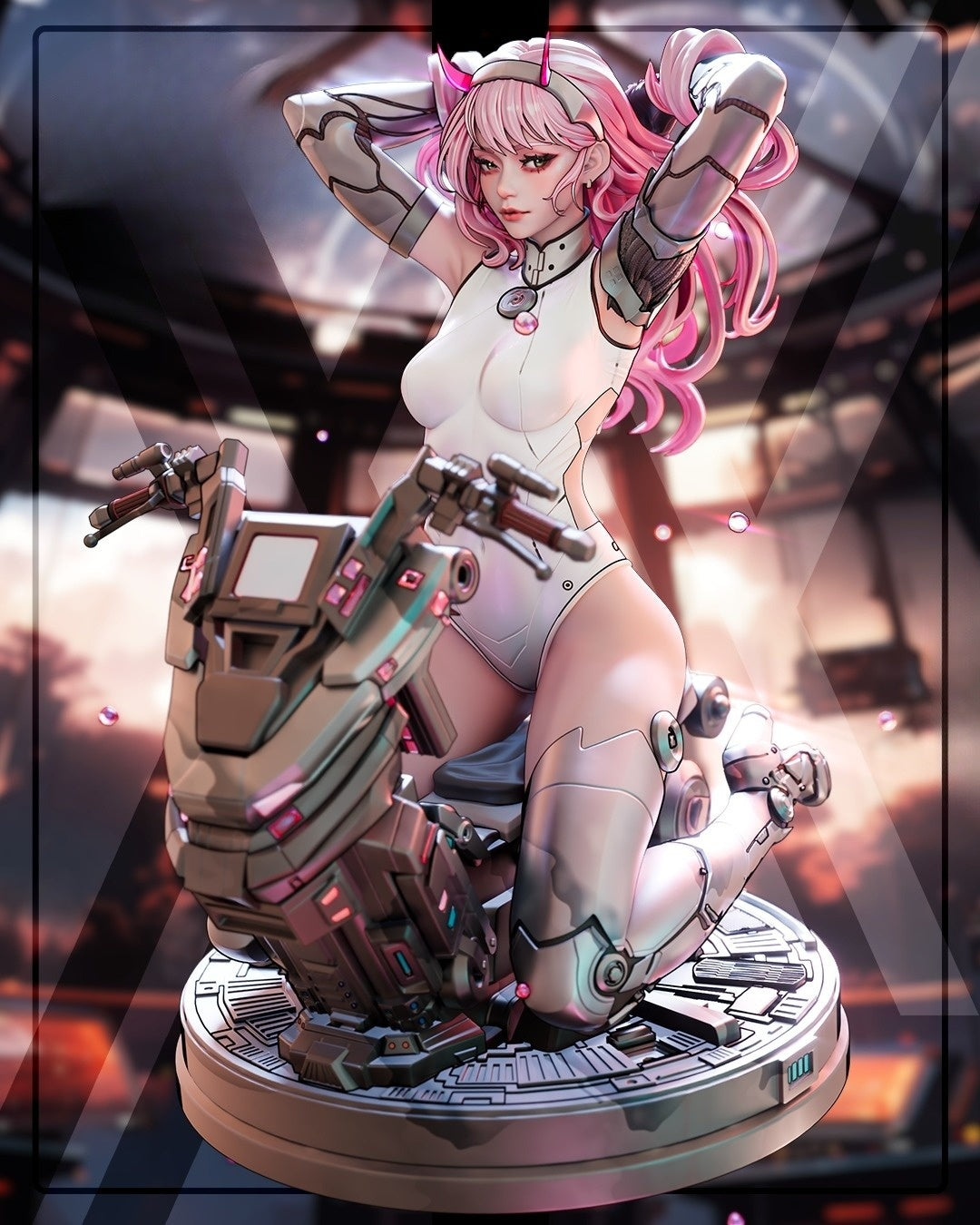 1561 Zero Two_Darling in the Franxx - STL 3D Print Files