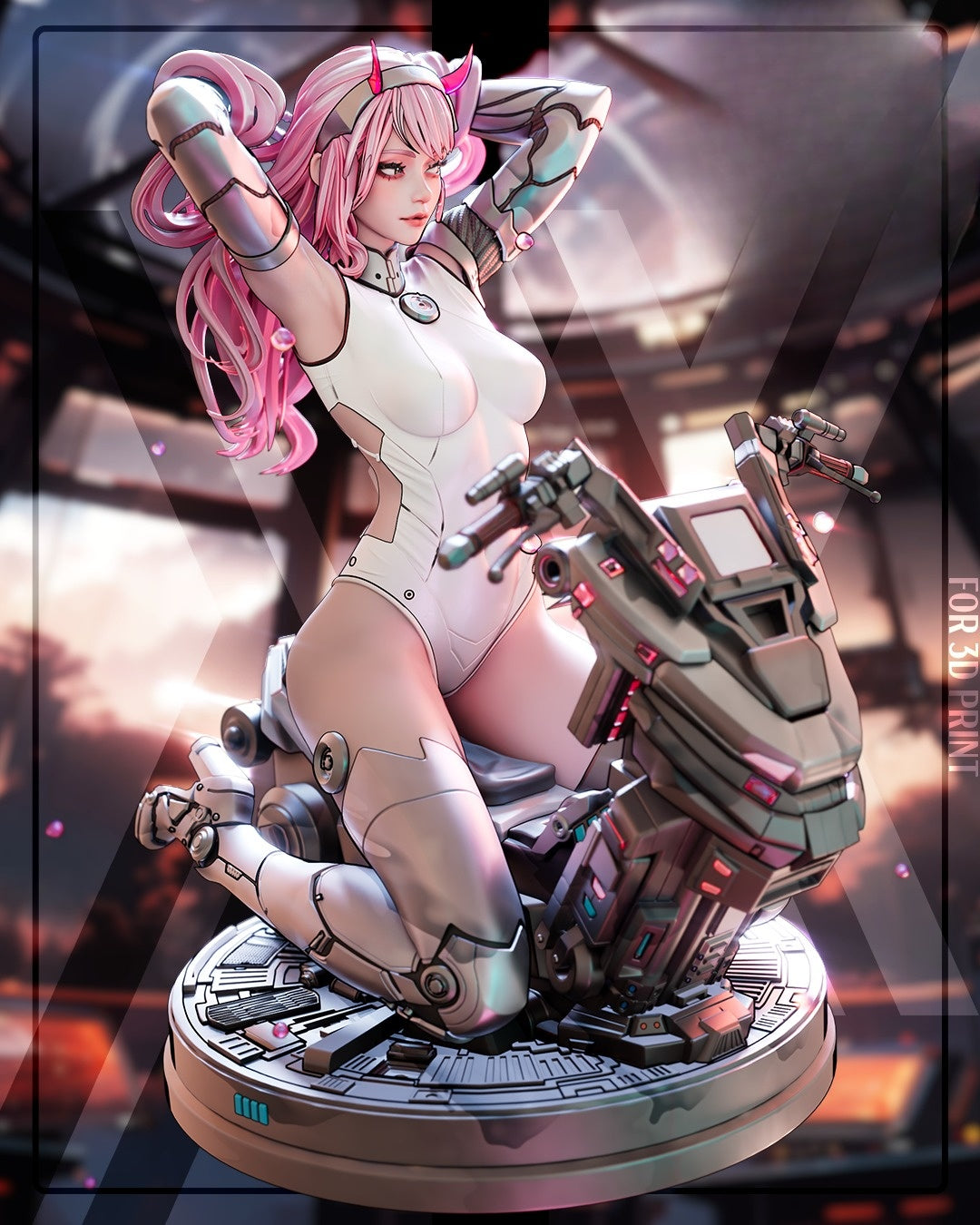 1561 Zero Two_Darling in the Franxx - STL 3D Print Files