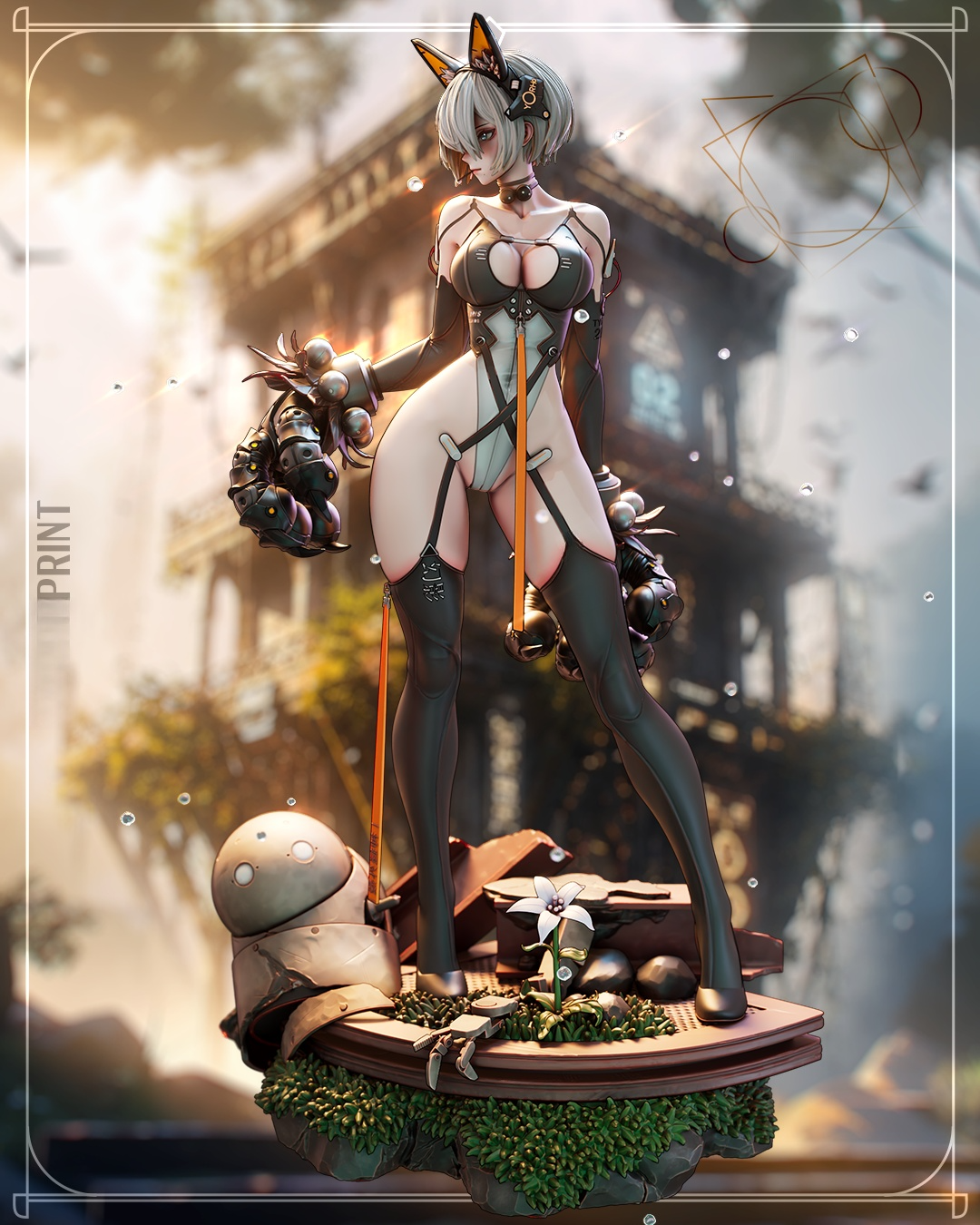 1757 Nier Mecha 2B NSFW - STL 3D Print Files