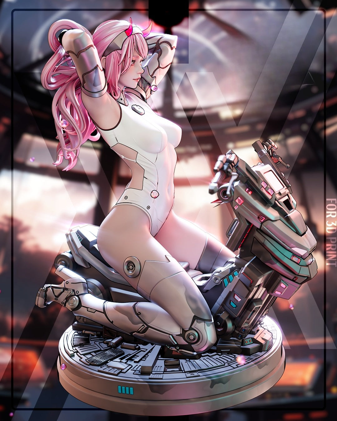 1561 Zero Two_Darling in the Franxx - STL 3D Print Files