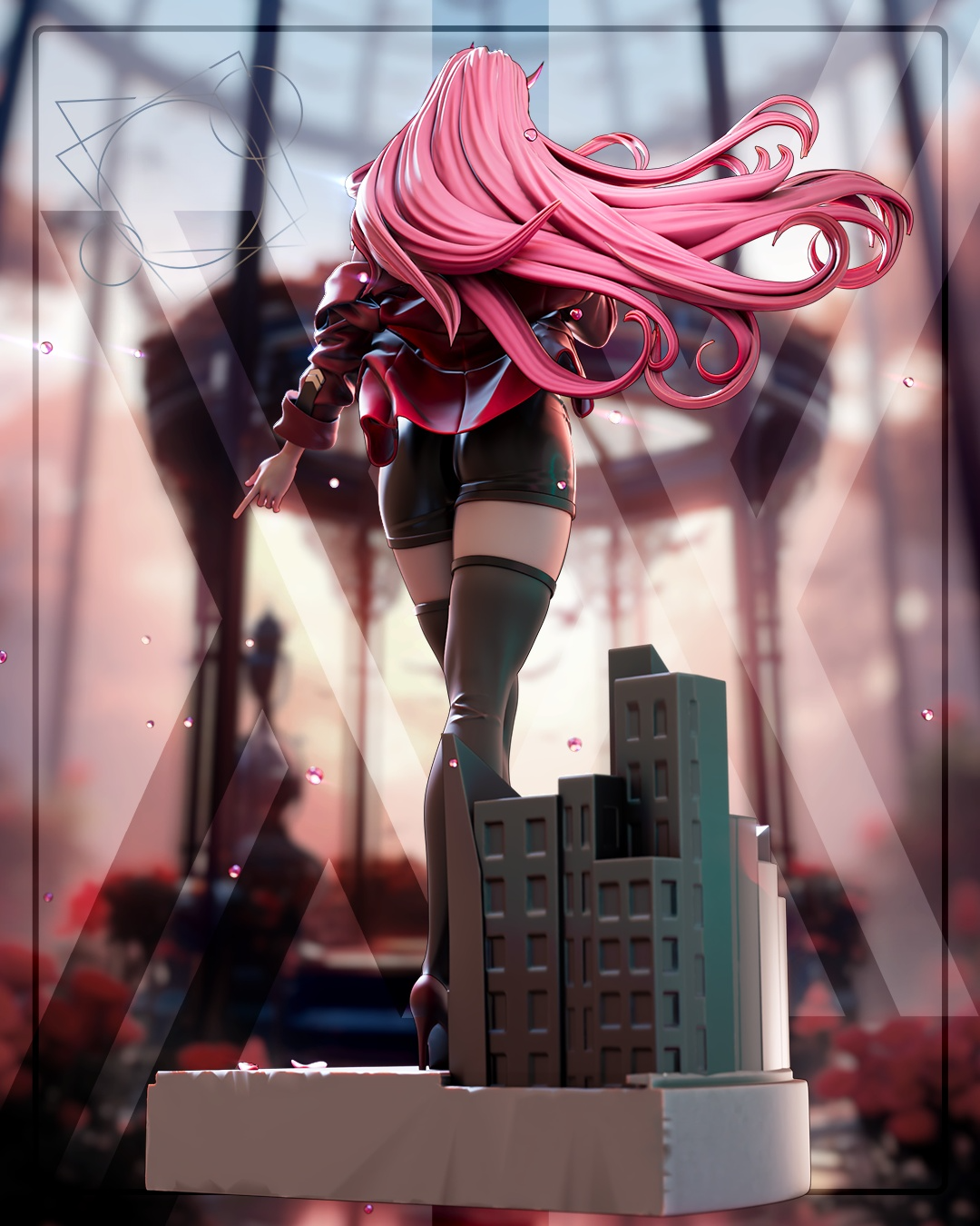 1616 Zero Two Code002_Darling in the Franxx - STL 3D Print Files