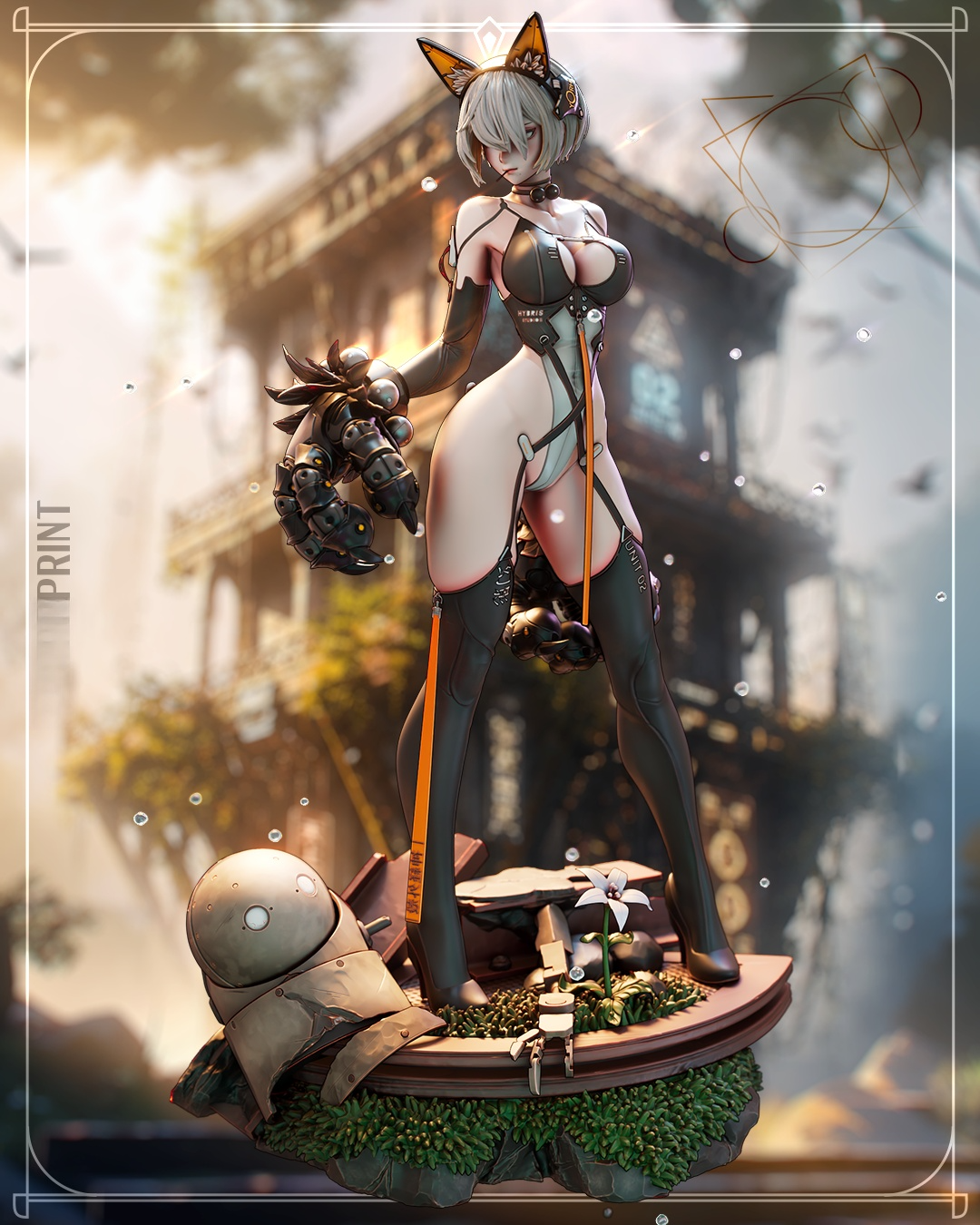 1757 Nier Mecha 2B NSFW - STL 3D Print Files