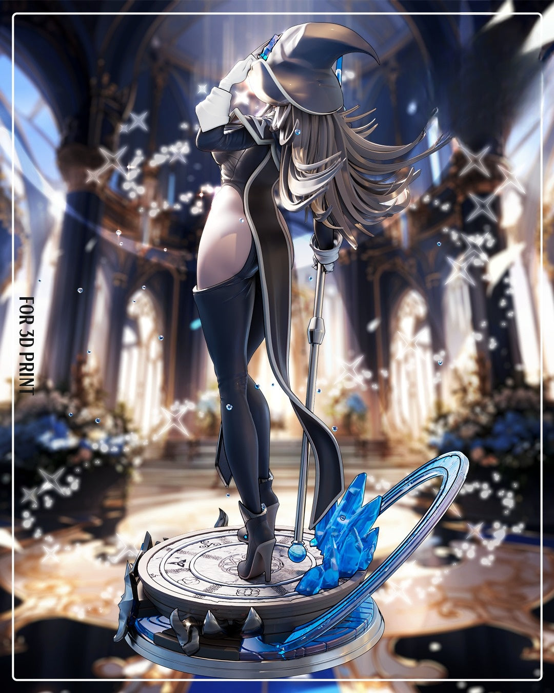 1591 Silent Magician_Yu-Gi-Oh! - STL 3D Print Files
