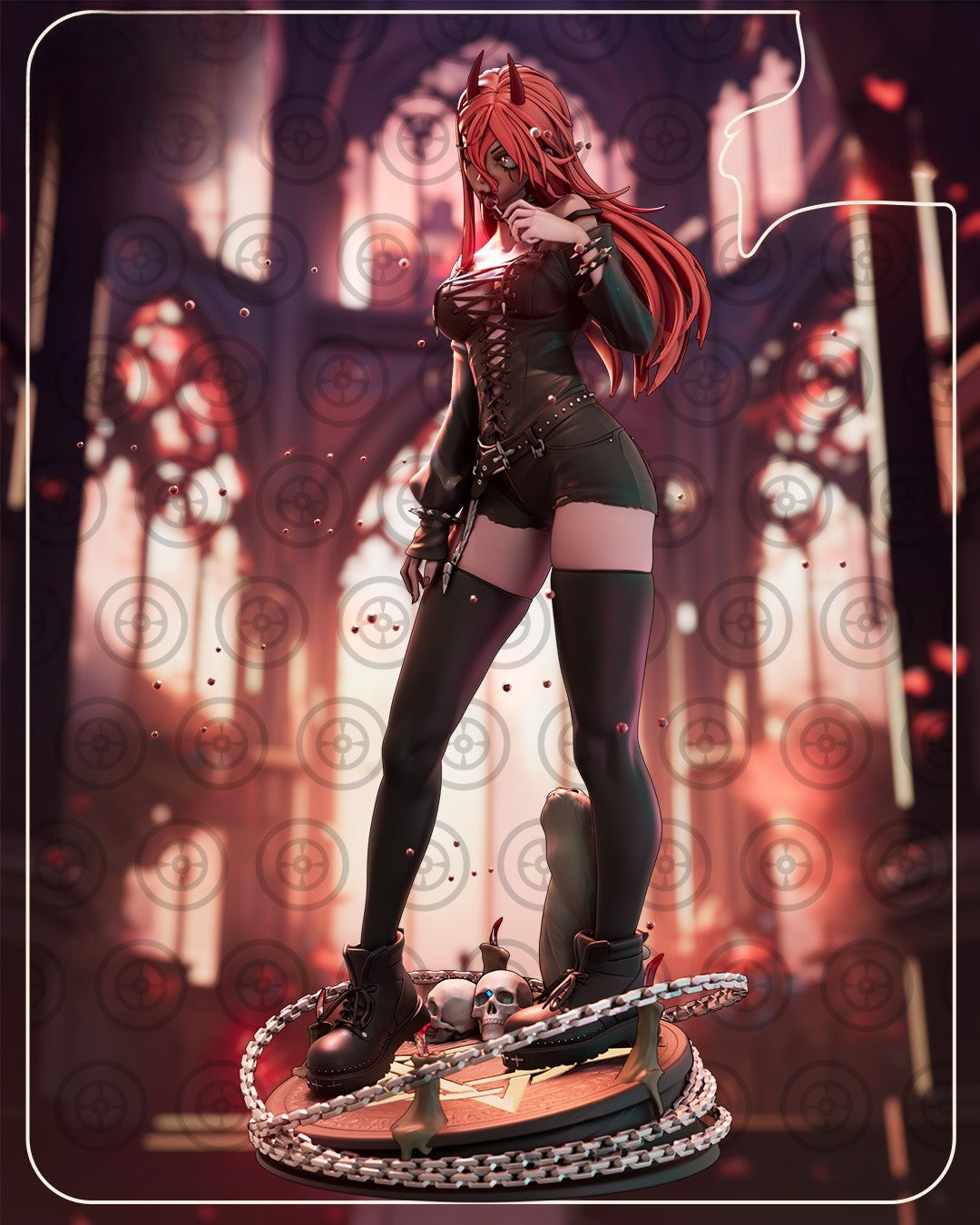 1245 Goth Power_Chainsawman - STL 3D Print File