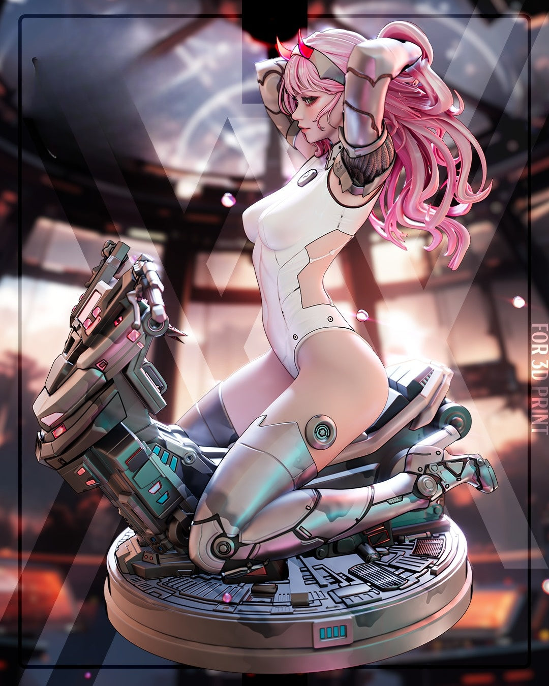 1561 Zero Two_Darling in the Franxx - STL 3D Print Files