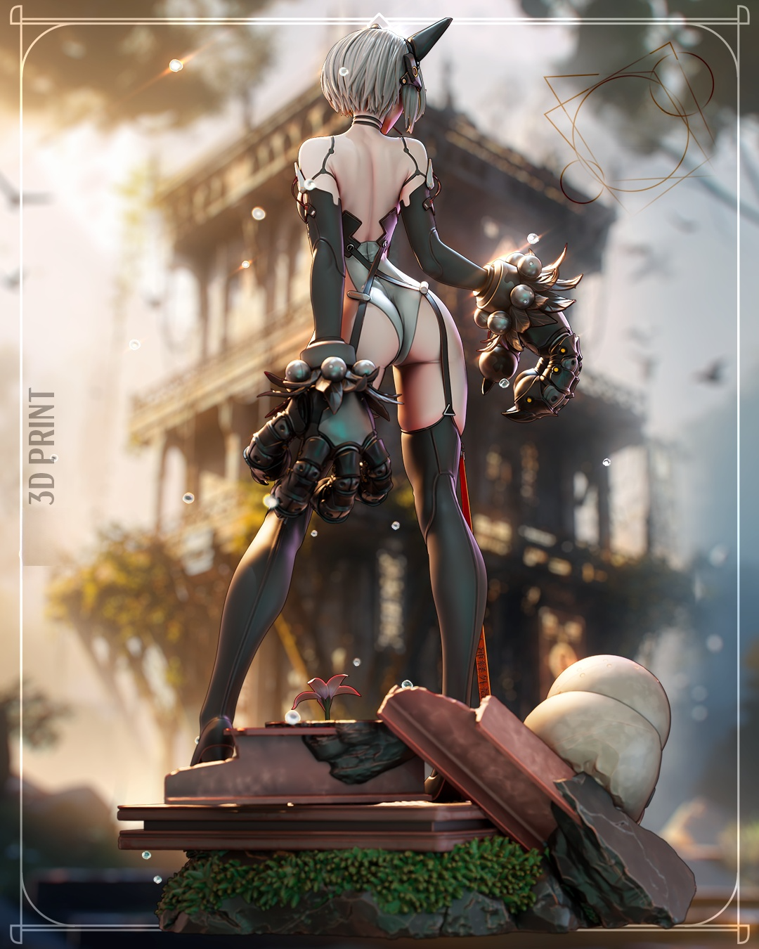 1757 Nier Mecha 2B NSFW - STL 3D Print Files