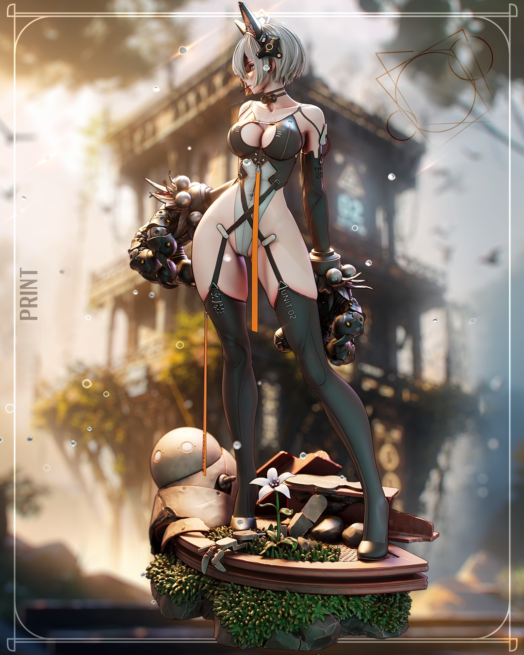 1757 Nier Mecha 2B NSFW - STL 3D Print Files