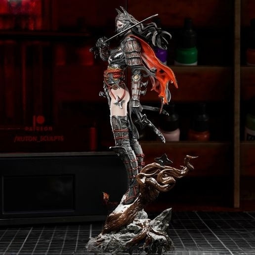 1655 BatGirl_Ronin - STL 3D Print Files