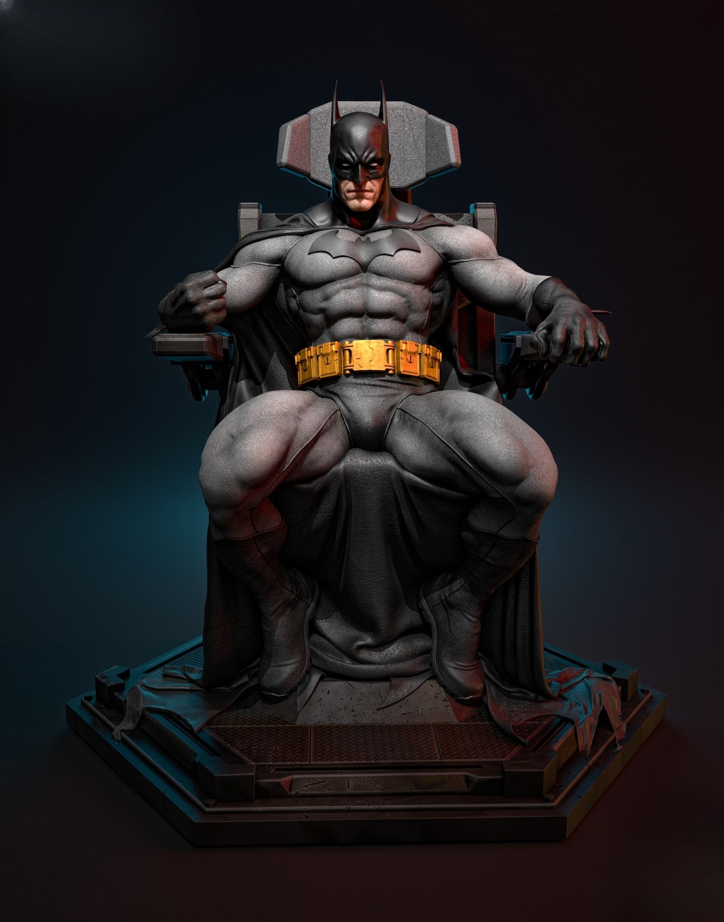 1020 Batman_Throne - STL 3D Print Files