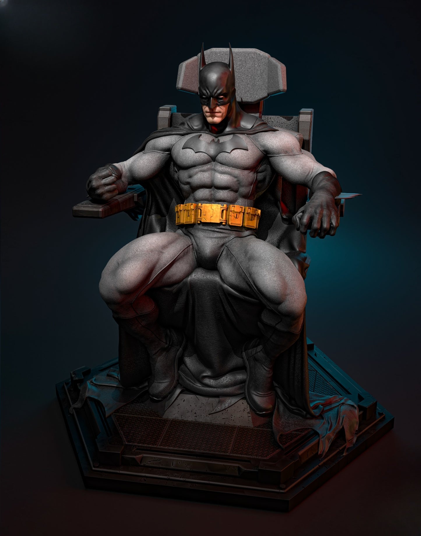 1020 Batman_Throne - STL 3D Print Files