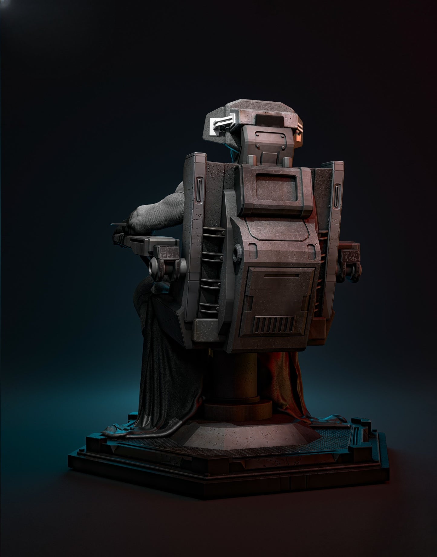 1020 Batman_Throne - STL 3D Print Files
