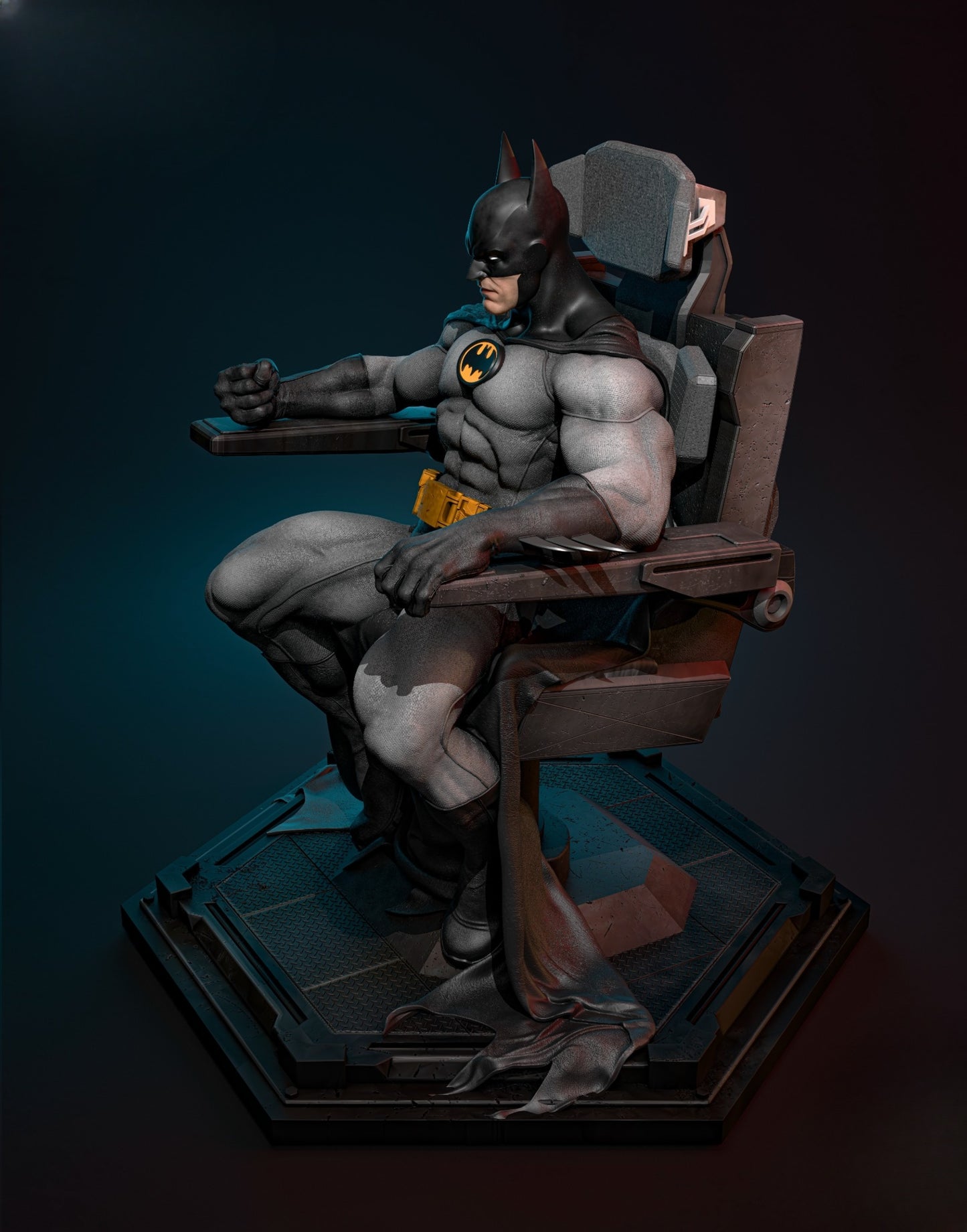 1020 Batman_Throne - STL 3D Print Files