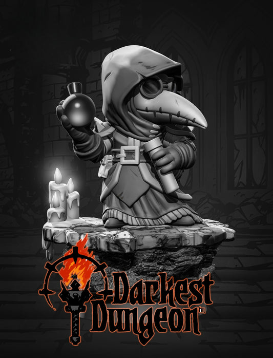 0018 Plague Doctor - Darkest Dungeon - STL 3D Print Files
