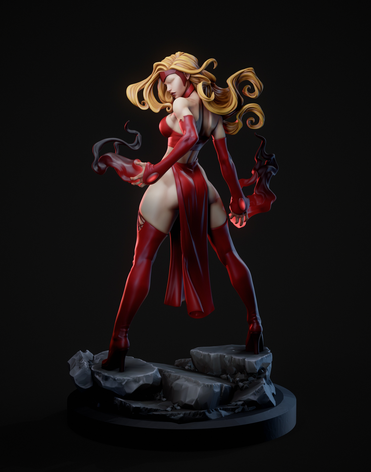 1804 Scarlet Witch_Marvel Comics - STL 3D Print Files