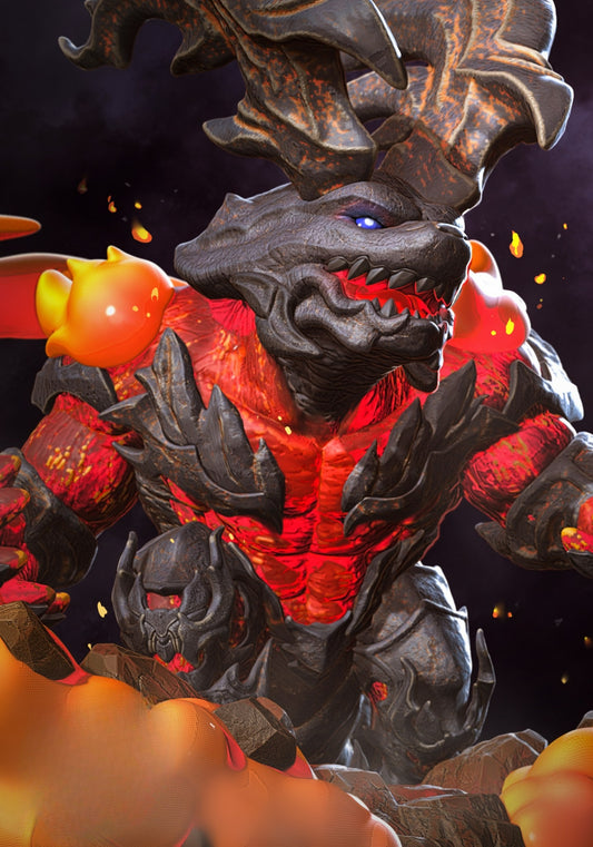 0013 Ifrit - Final Fantasy XVI - STL 3D Print Files