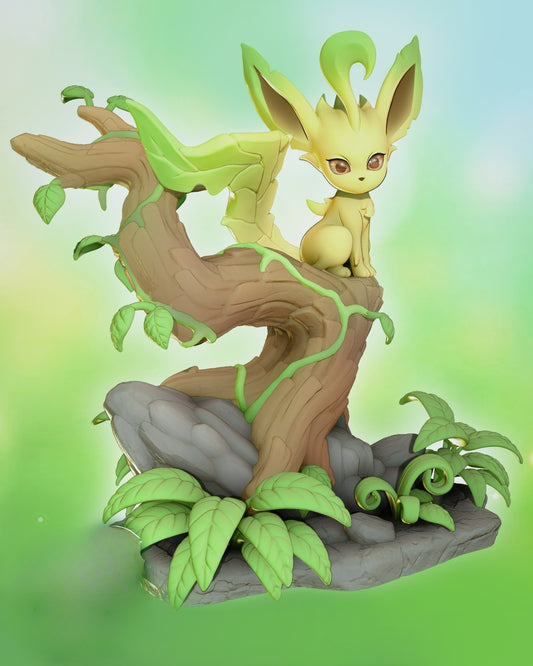 0023 Leafeon - STL 3D Print Files