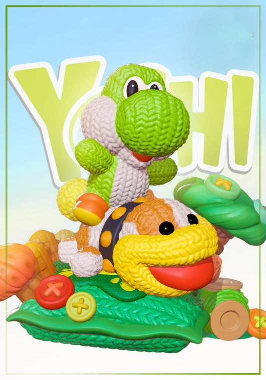 0027 Yoshi - Yoshi Woolly World - STL 3D Print Files
