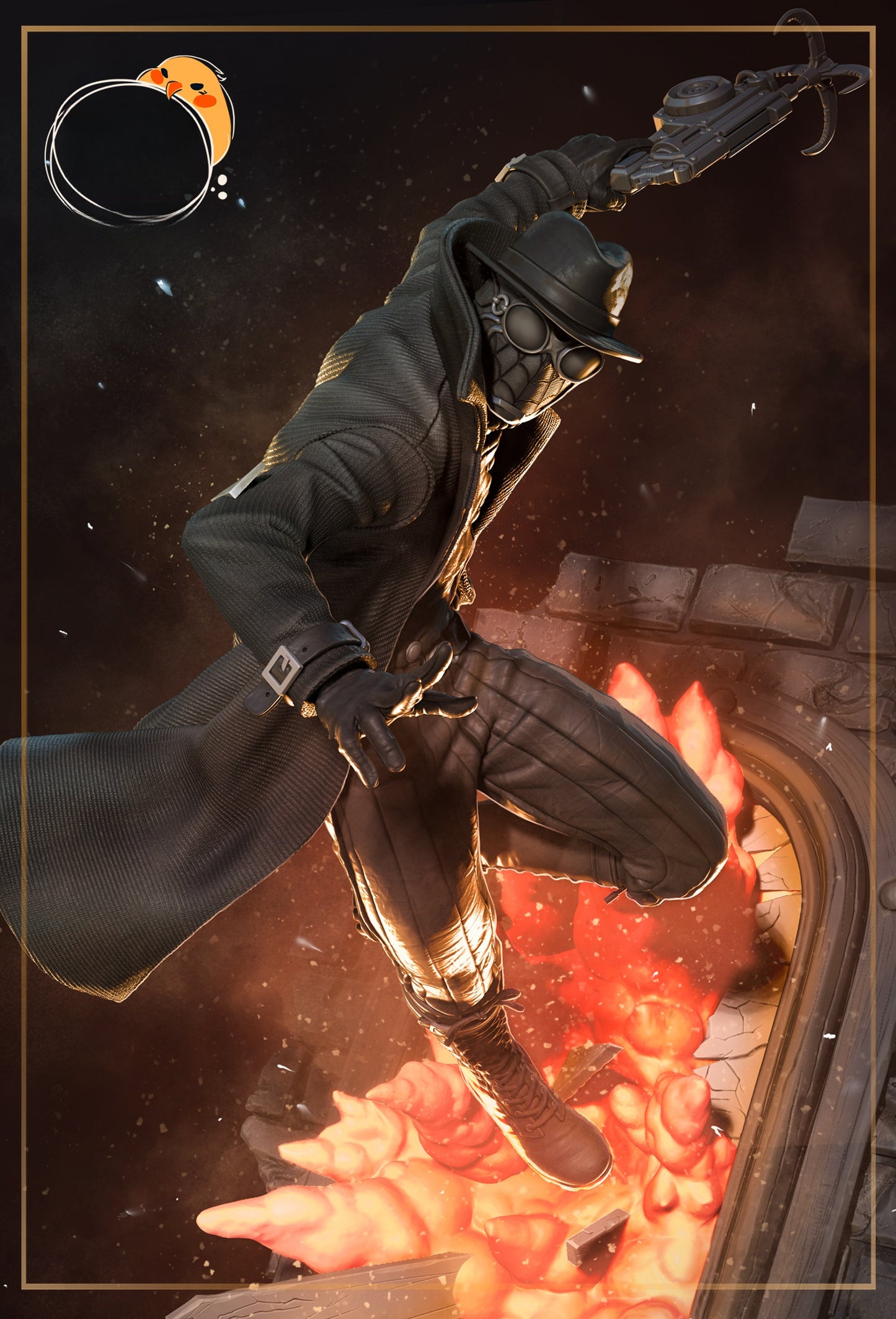 1406 Spider-Man Noir - STL 3D Print Files