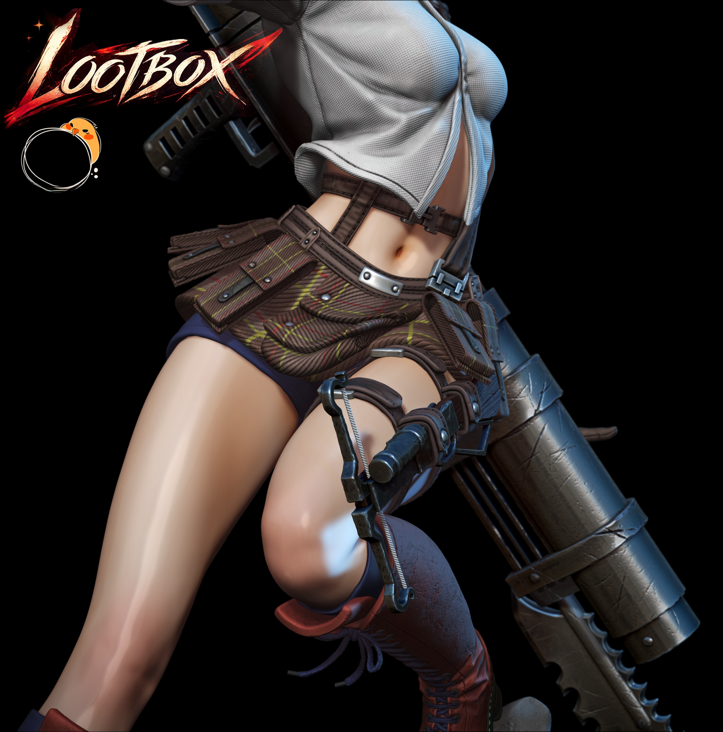 1405 Lady_Devil May Cry - STL 3D Print Files