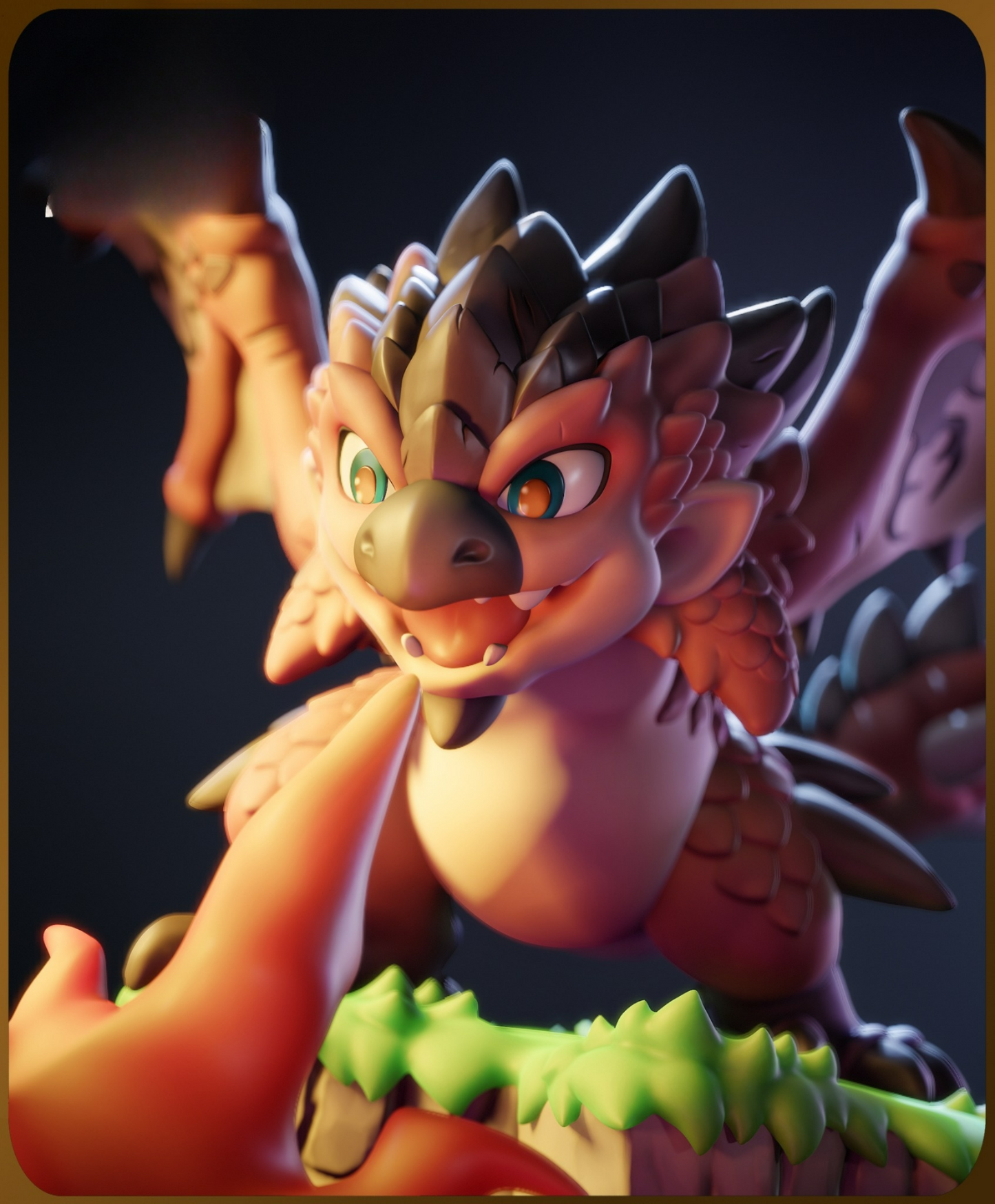 0055 Rathalos from Monster Hunter World - STL 3D Print Files