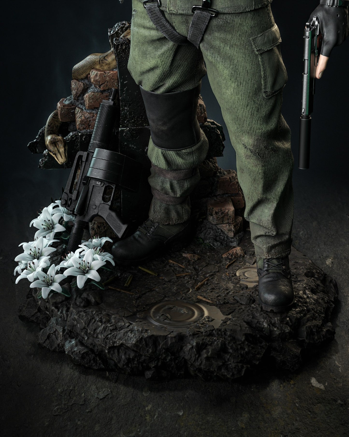 1016 Big Boss_Metal Gear - STL 3D Print Files
