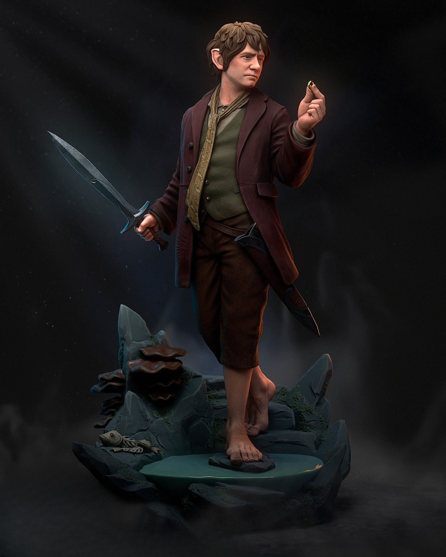 1212 Bilbo Baggins - STL 3D Print Files