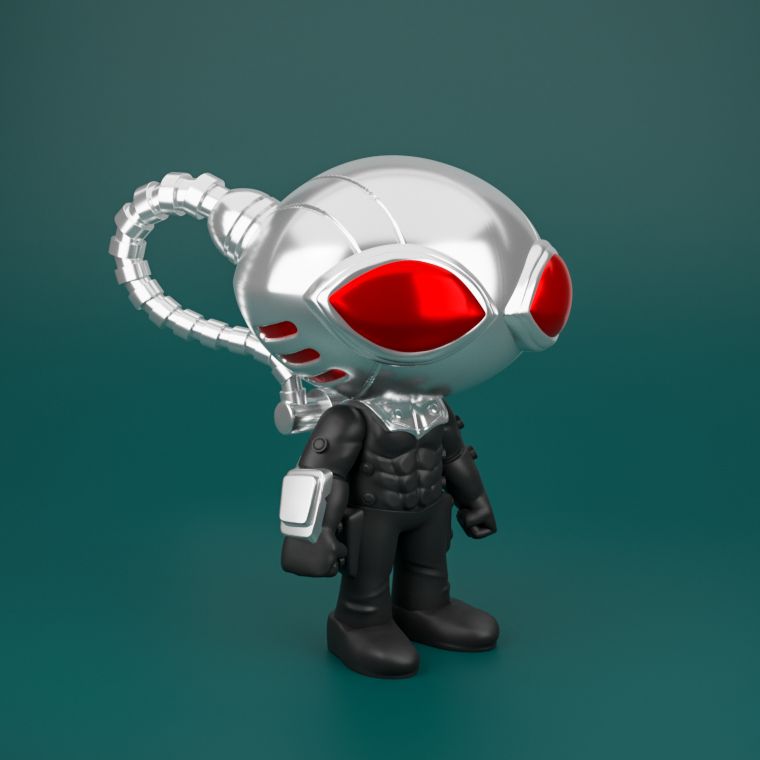 0165 Black Manta - STL 3D Print Files