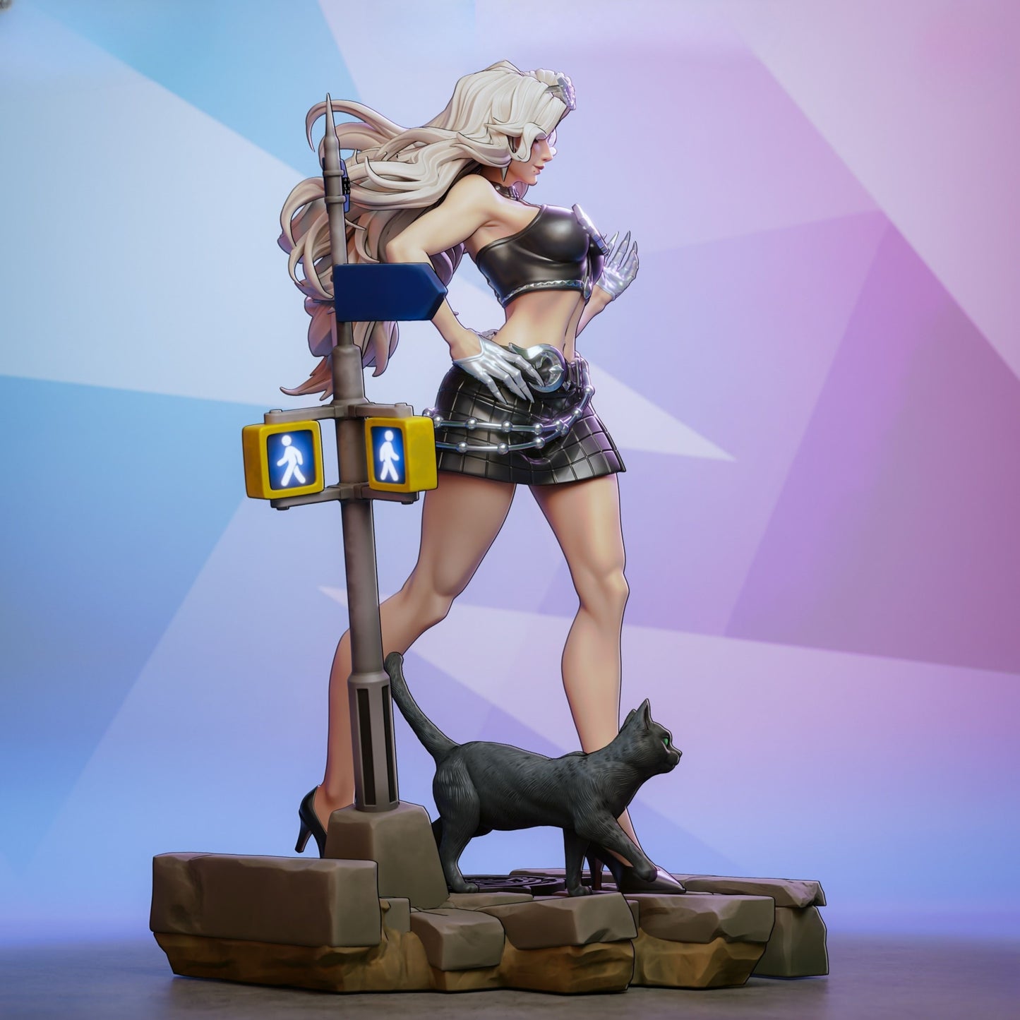 1351 Black Cat_Marvel Rivals - STL 3D Print Files