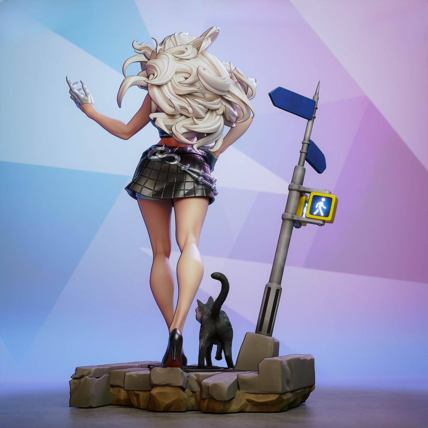 1351 Black Cat_Marvel Rivals - STL 3D Print Files